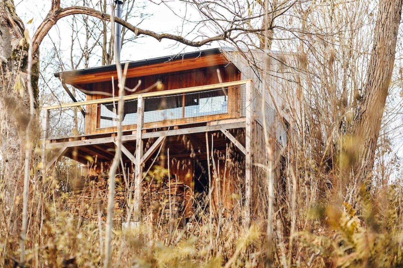 Tri Domky - Tiny Houses Depoltice Bagian luar foto