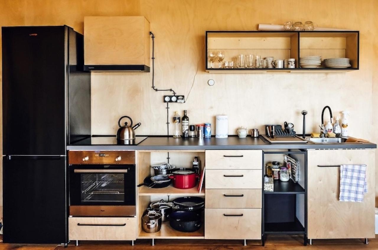 Tri Domky - Tiny Houses Depoltice Bagian luar foto